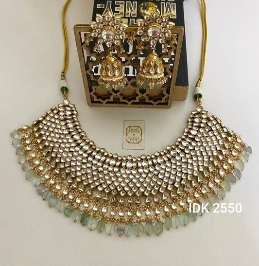 Ramjik Kundan Choker Set Pacchi Kundan set