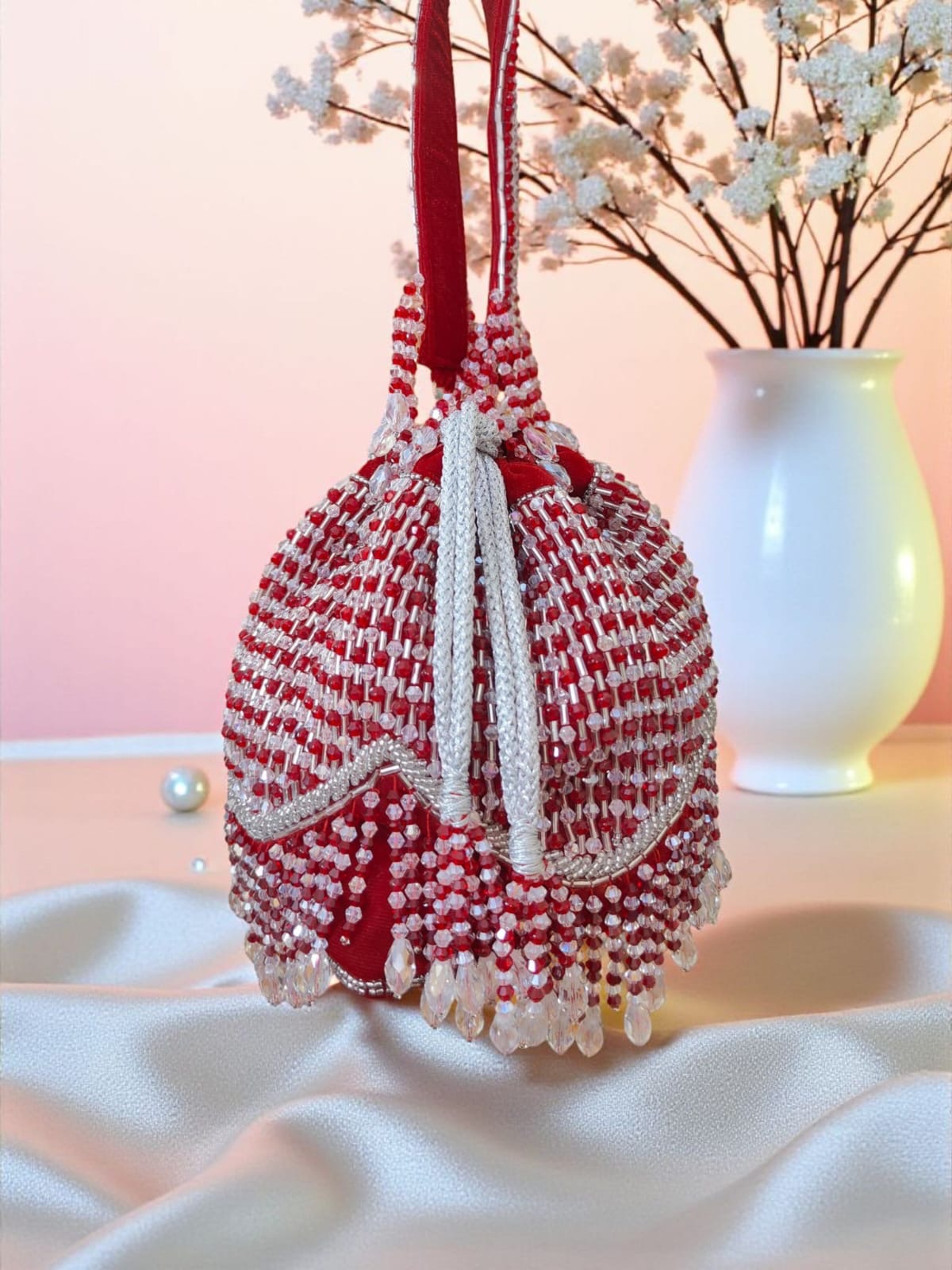 Dual shaded potli handmade potli designer inspired potlis