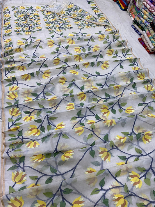 Balma tantuj Muslim jamdani saree