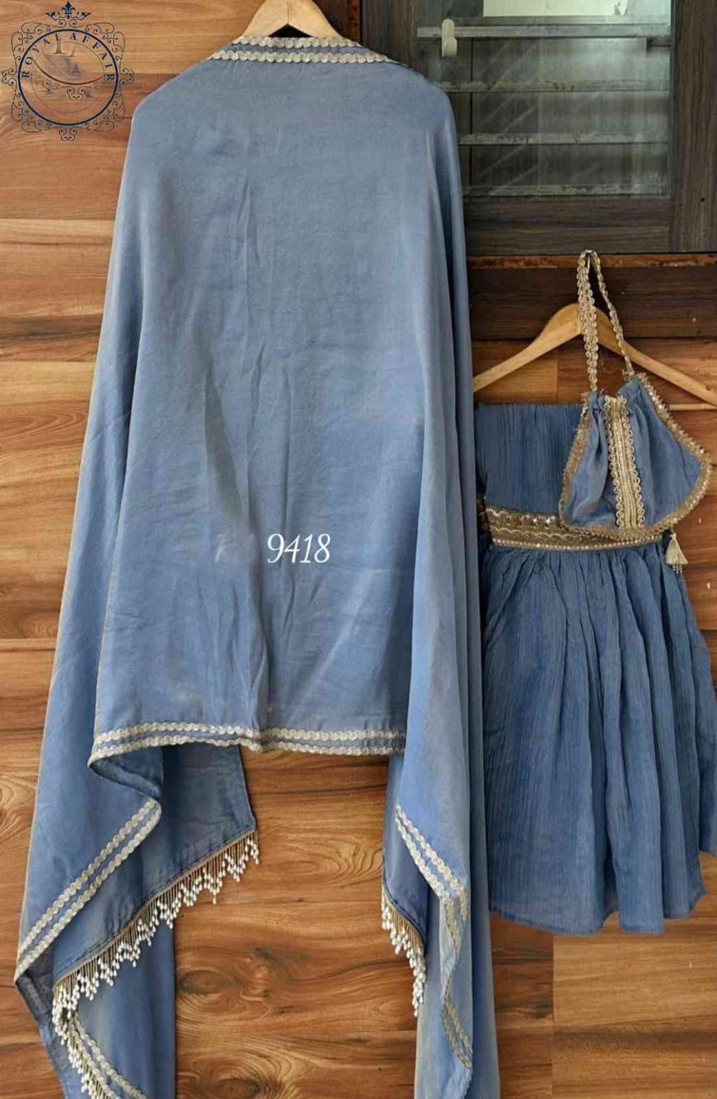 Tissue Anarkali set designer stitched dress wedding dress sangeet dress