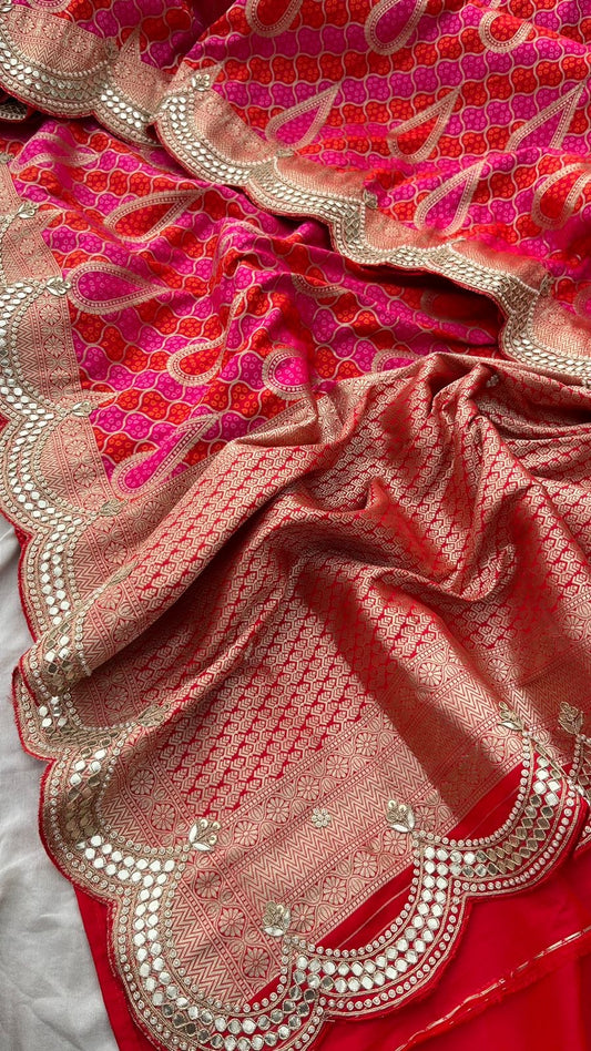 Renuka Banarsi Weaving Saree Munga silk saree