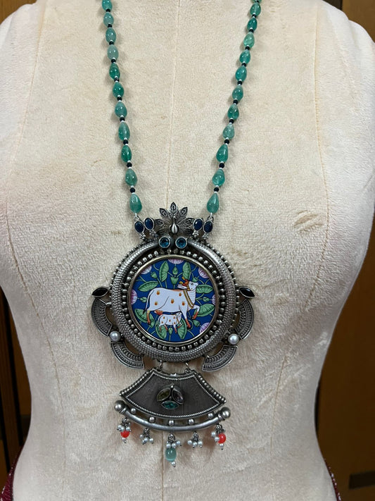 Beaded long Necklace set