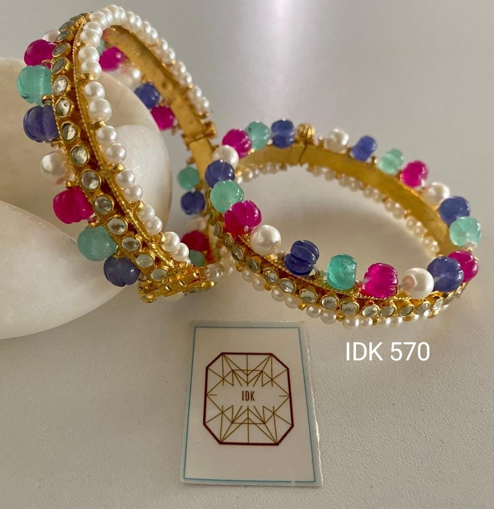 Anjalika beaded kundan bangle Women Bangle