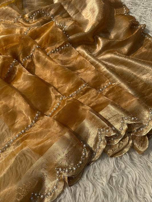 Vazima tissue banarsi saree Indian sarees