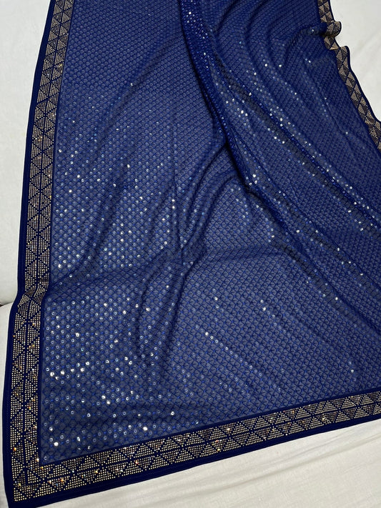 Nahima sequins partywear sarees
