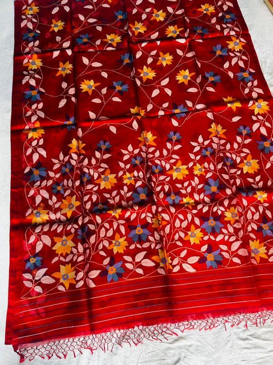 Anilba tantuj jamdani women Indian sarees