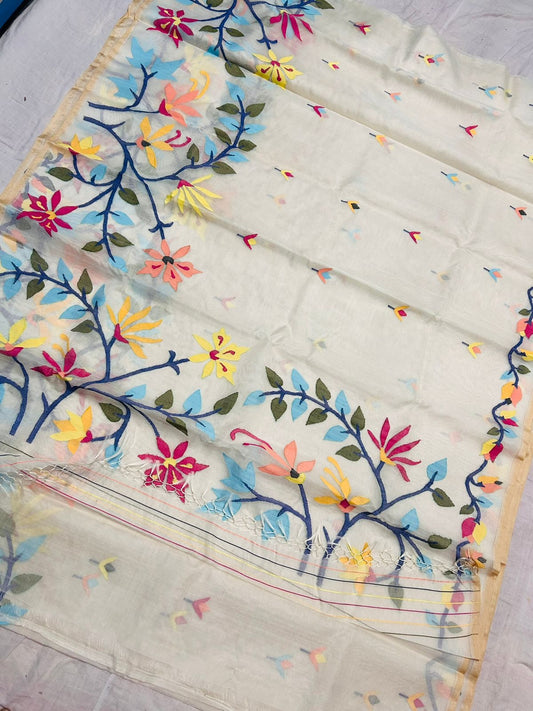 Alisha tantuj jamdani saree Indian sarees