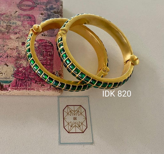 Rukmani kundan bangles Indian heritage bangle