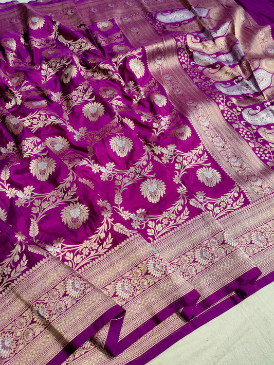 Banarsi exclusive handloom Katan silk sarees