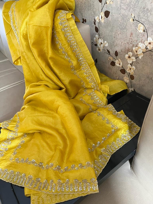 Binisha tussar handmade sarees