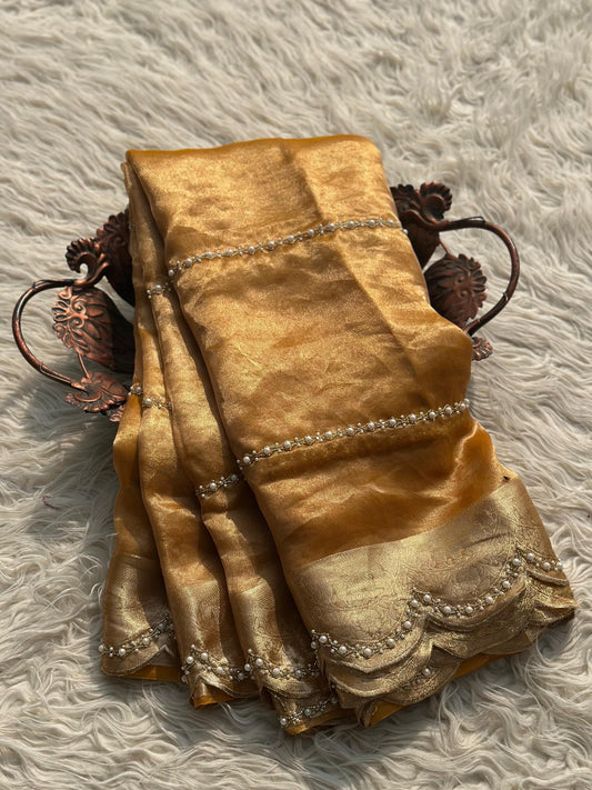 Vazima tissue banarsi saree Indian sarees