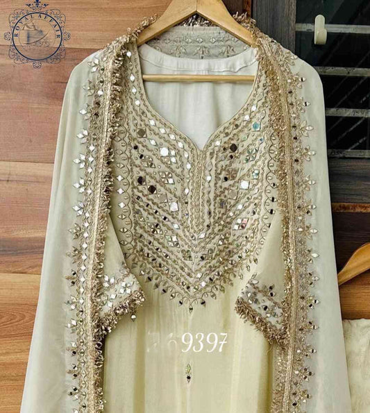 Shimmer tissue dress Partywear dress wedding dress