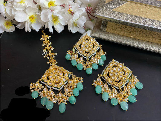 Mulani Kundan tikka set