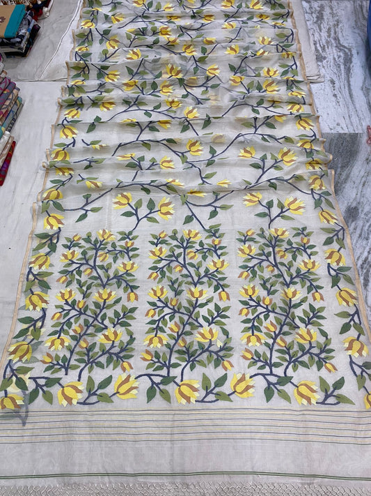 Balma tantuj Muslim jamdani saree