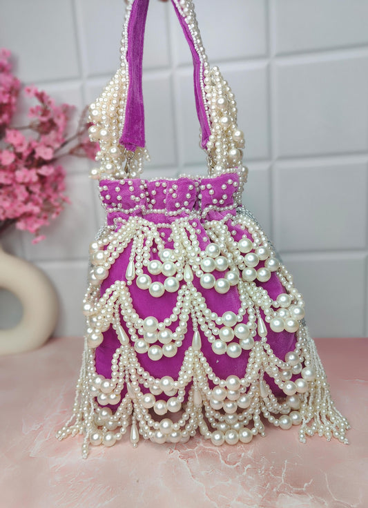 Hayat Pearl Potlis Wedding Bridal Potlis Bridesmaid Potli