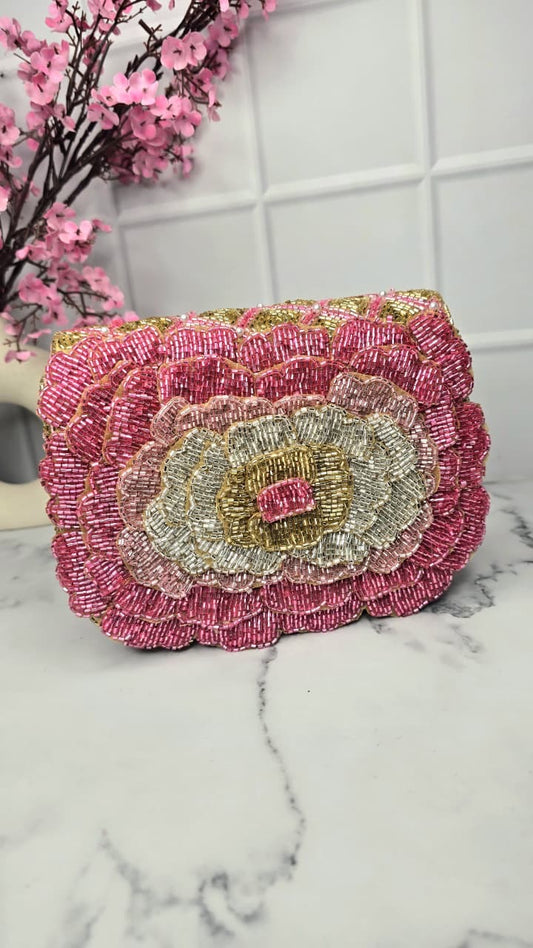 Iris clutch bag flower clutch bag Partywear clutches