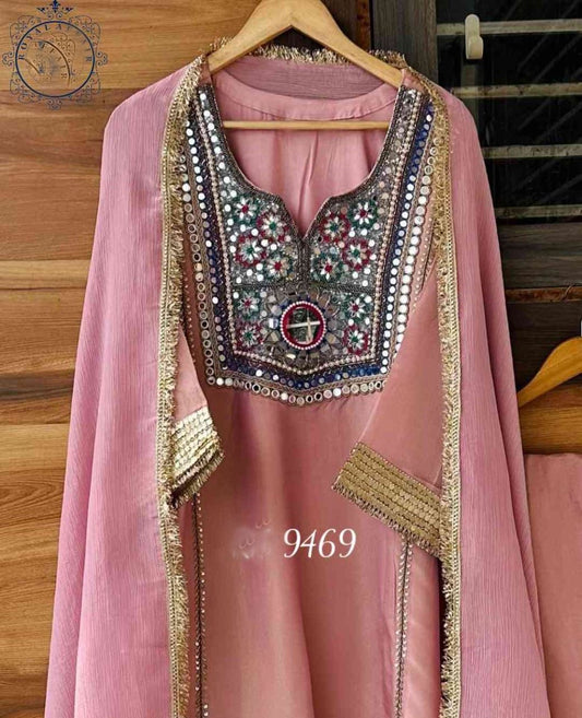 Hand Embroidered Salwar Suit Partywear dress Women Clothing