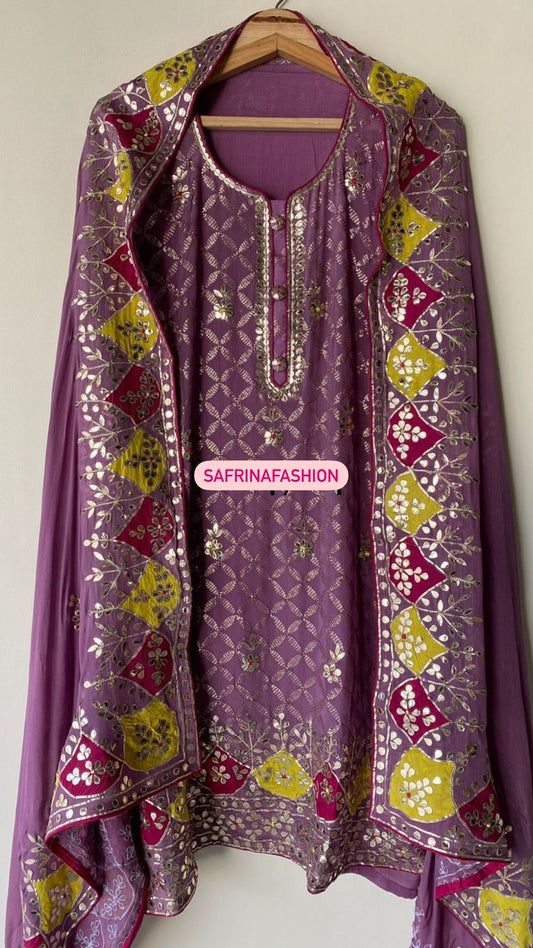Roza kurta gharara dress