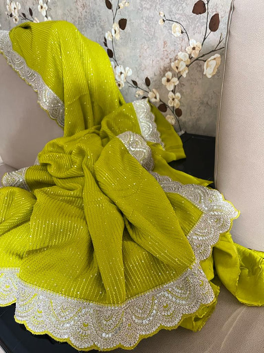 Liama gorgette sequence sarees