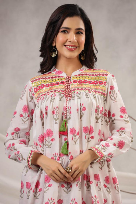 Vanira peplum dress indowestern cord set