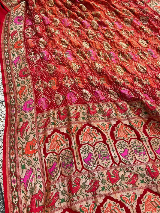 Marjaani bandhani Dupatta traditional dupatta
