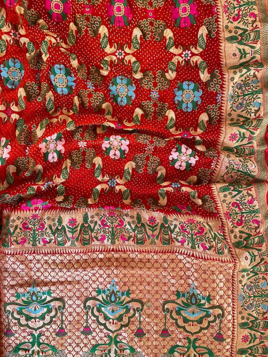 Gumnaami bandhej Indian dupatta