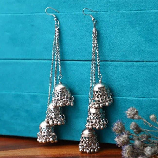 Alia hanging Jhumki earrings
