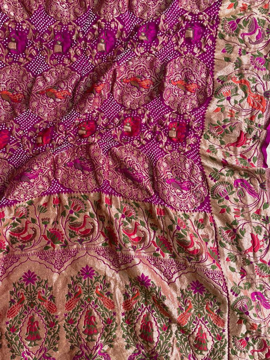 Marjaani bandhani Dupatta traditional dupatta
