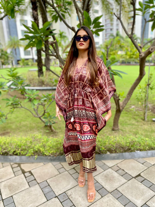 Labina premium gajji silk kaftan