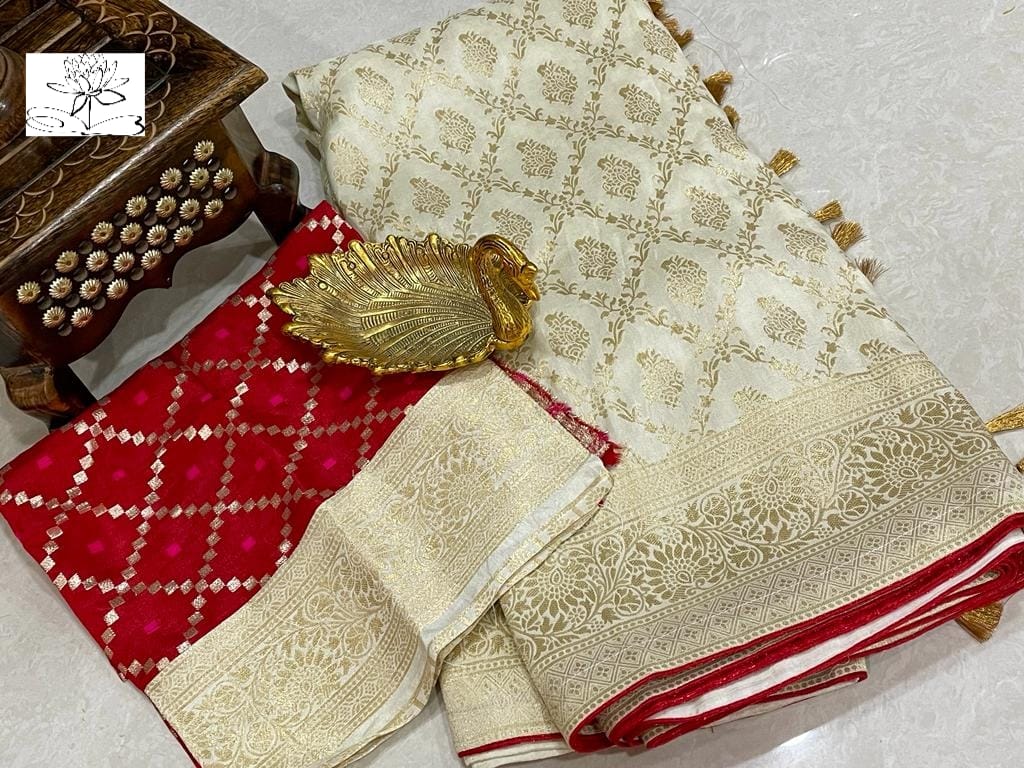 Arvika Moonga banarsi saree