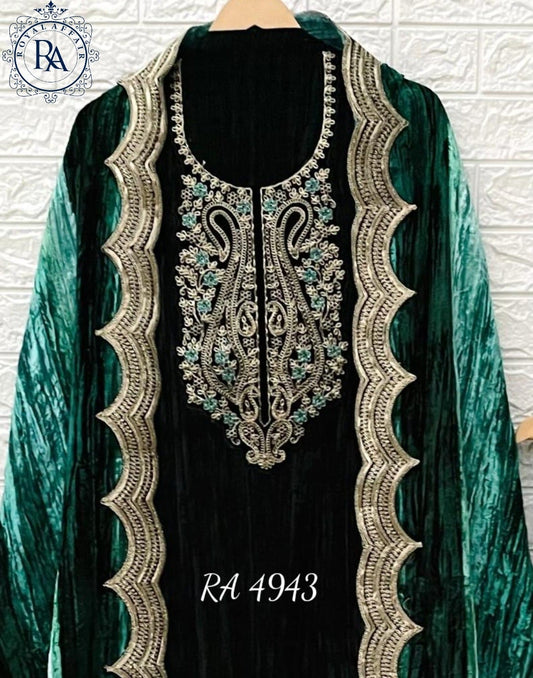 Velvet Indian salwar suit