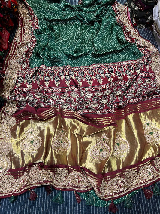 Gulshana Patola gottapatti saree