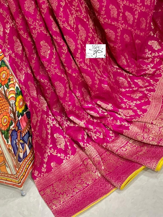 Arvika Moonga banarsi saree