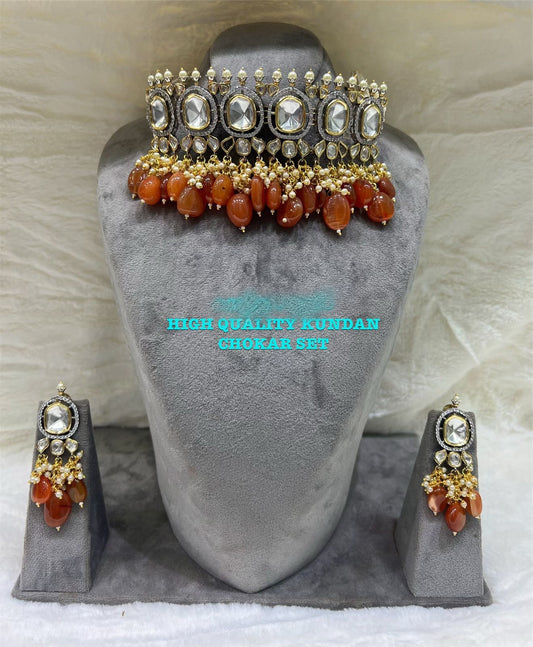 Cyana Kundan choker set