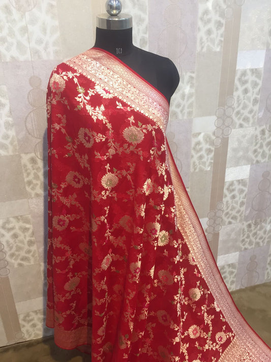 Tilfi Meena khaddi gorgette saree