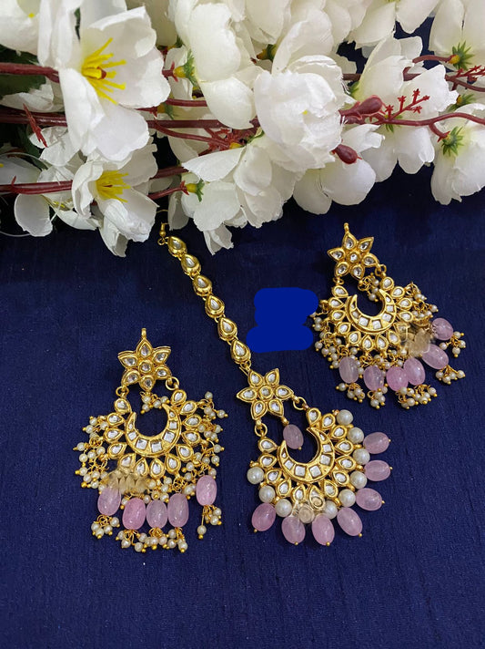 Nishani Kundan tikka set