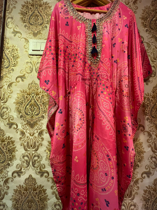 Arvika pink kaftan