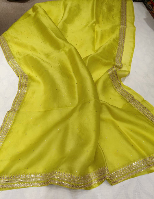 Rihana trendy organza saree