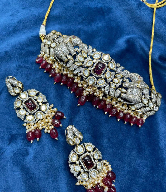 Elephant inspired choker set