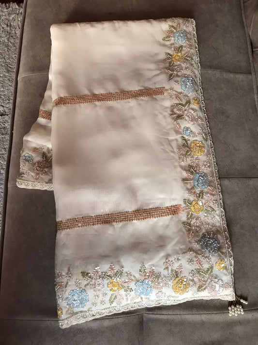 Afreen organza silk saree