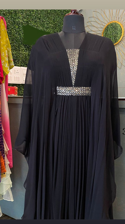 Black beautiful kaftan