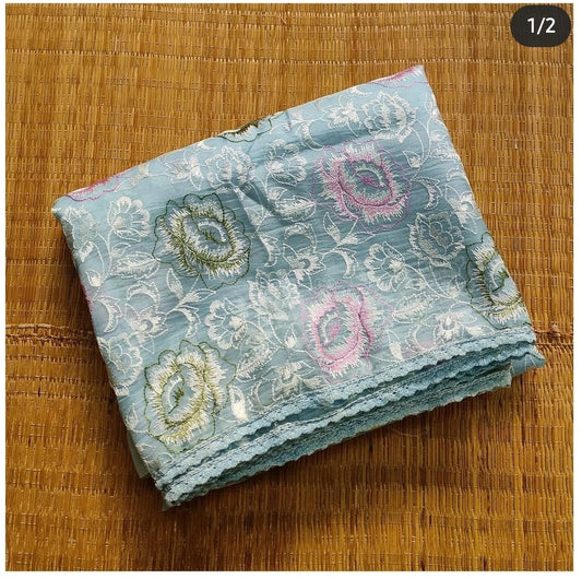 Leisha organza silk embroidery saree