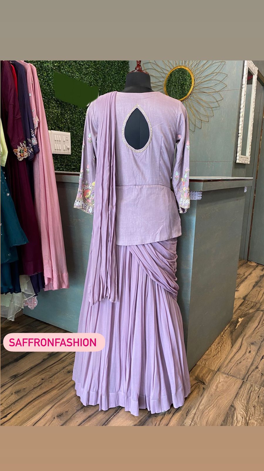 Nishika draping dress saree