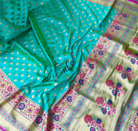 Anjani Katan Meenakari saree