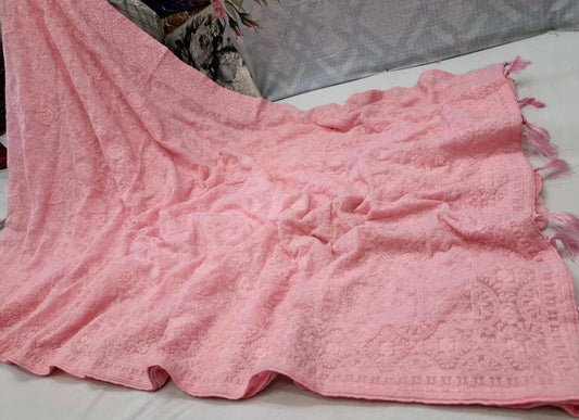 Anshika chikankari saree