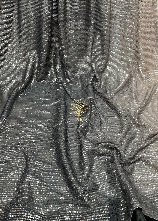 Stunning sequence partywear saree