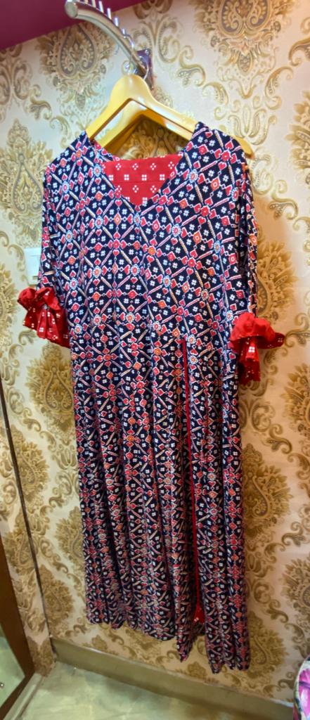 Wahira Patola Kurti set