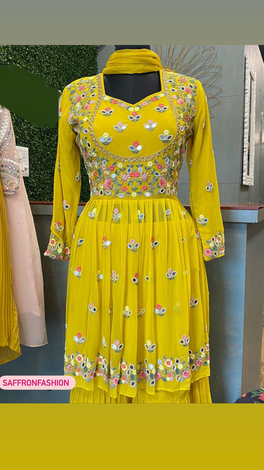 Saubahar peplum kurta dress