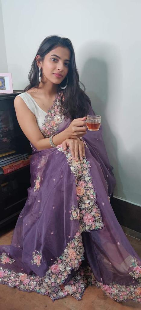 Dreamy organza saree