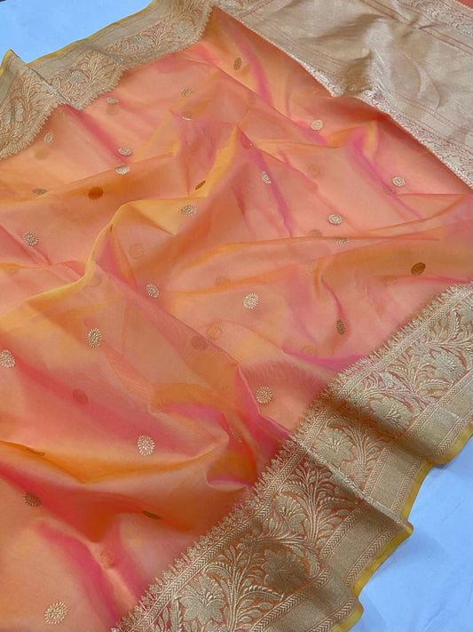Jamaica Banarasi Kora saree